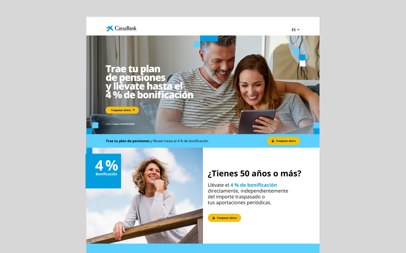 Campañas de conversión y performance para CaixaBank
